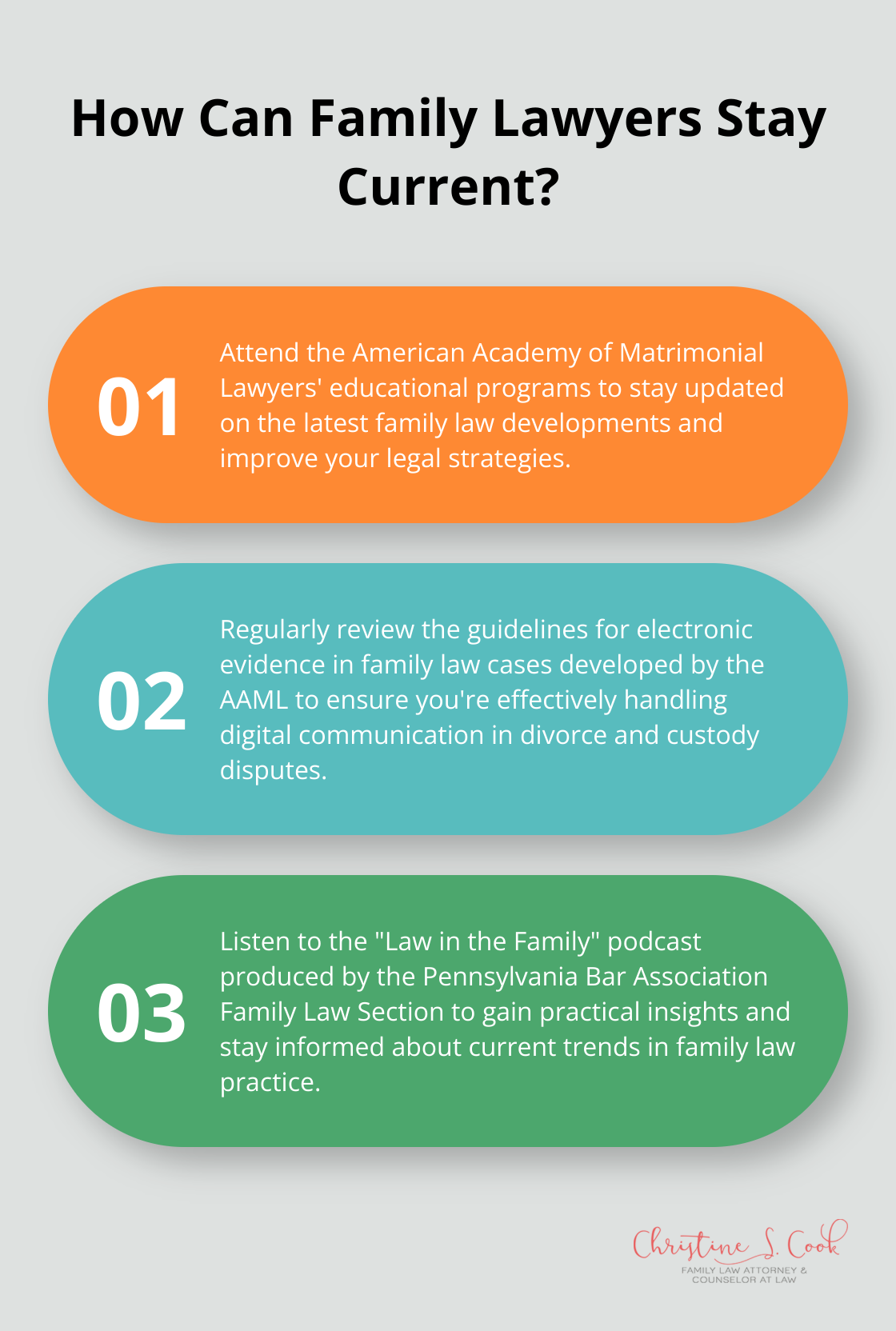 Infographic: How Can Family Lawyers Stay Current?
